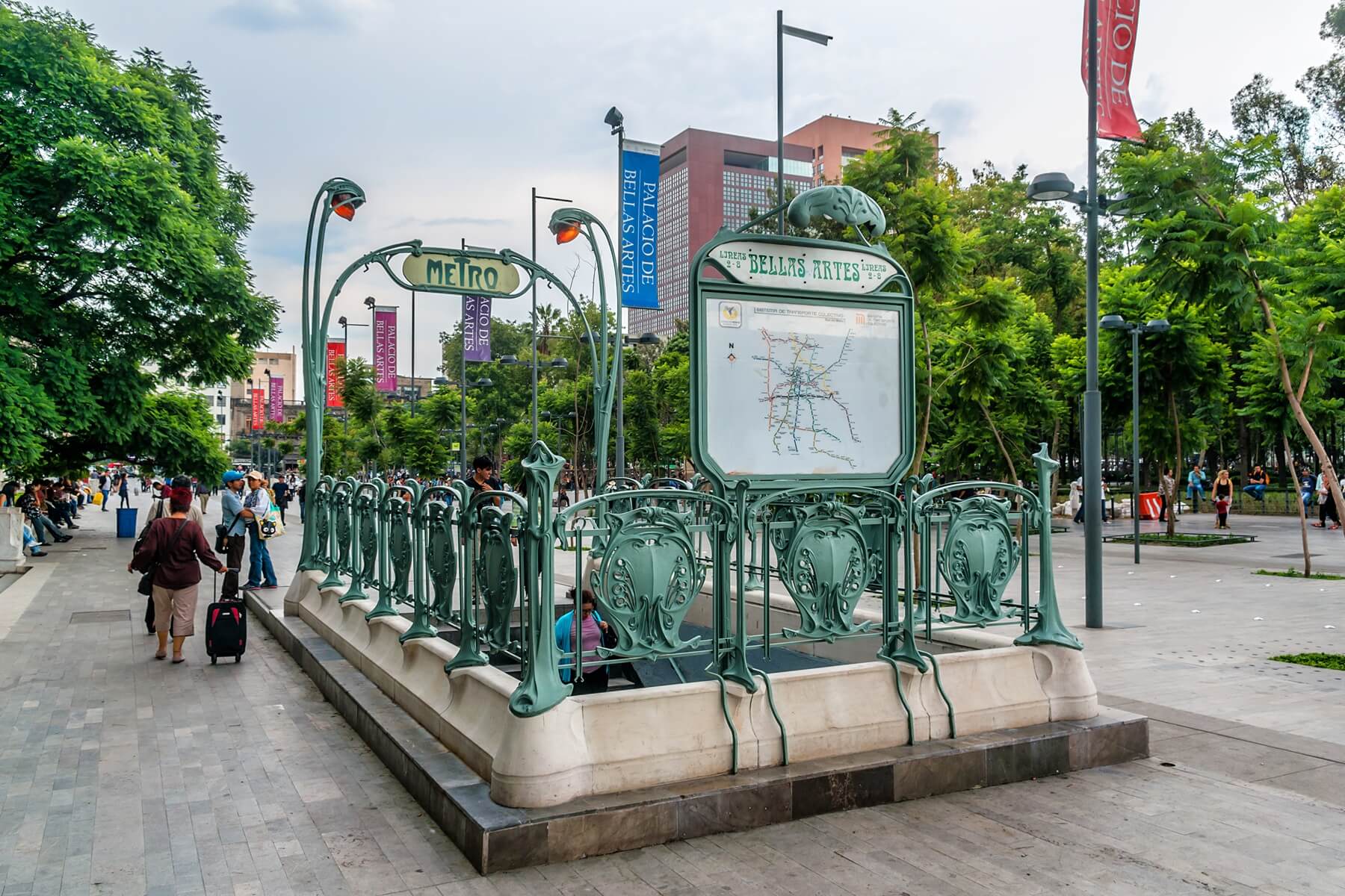 Transport au Mexique en métro
